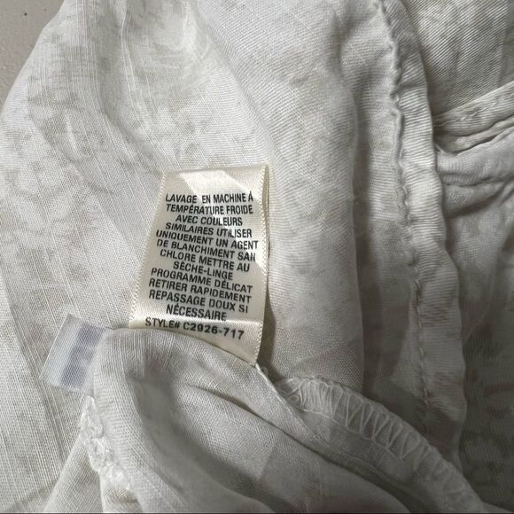 𝅺anthropologie Cloth & Stone Sand Stone Popover Top - Picture 4 of 7